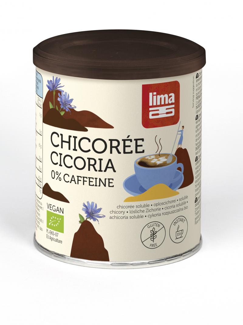 Lima BIO šķīstošs cigoriņu dzēriens bez kofeīna, 100g