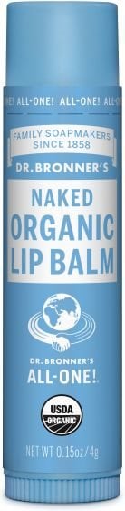 Dr. Bronner`s lūpu balzams bez aromāta Baby Mild, 4g