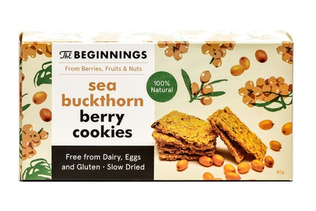 The Beginnings bezglutēna smiltsērkšķu cepumi, 80g