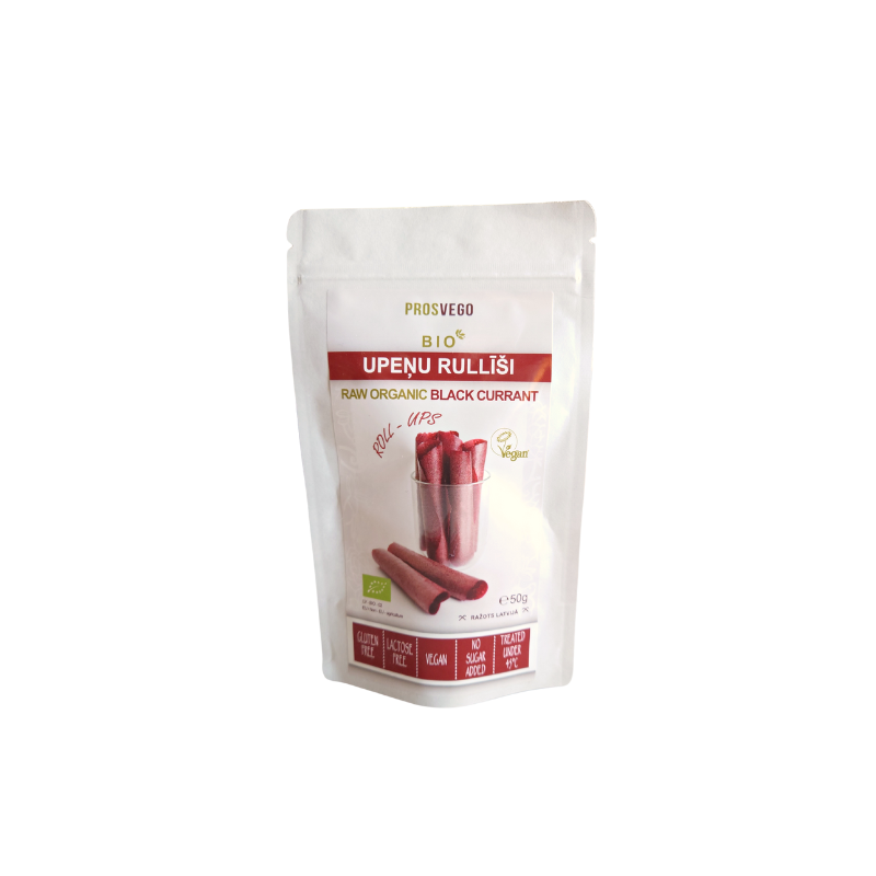Prosvego BIO upeņu rullīši, 50g