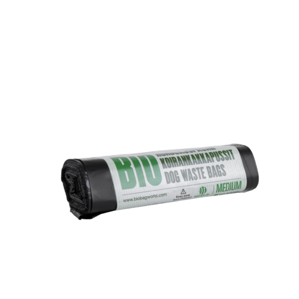 BioBag biomateriālu atkritumu maisi suņu izkārnījumu savākšanai, M, 30gb.