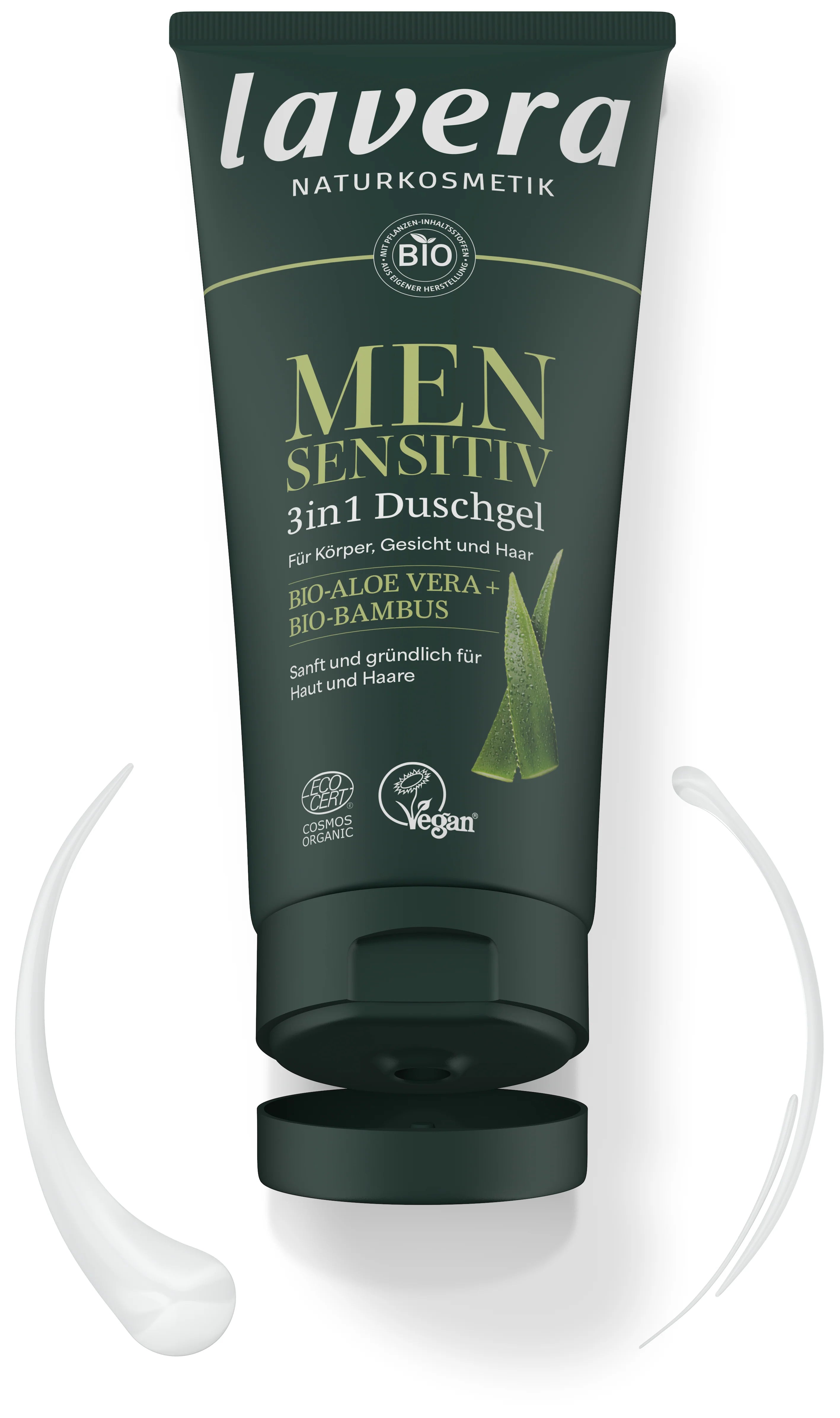 Lavera Men Sensitiv nomierinošs un mitrinošs sejas krēms ar alveju un hialuronskābi, 50ml