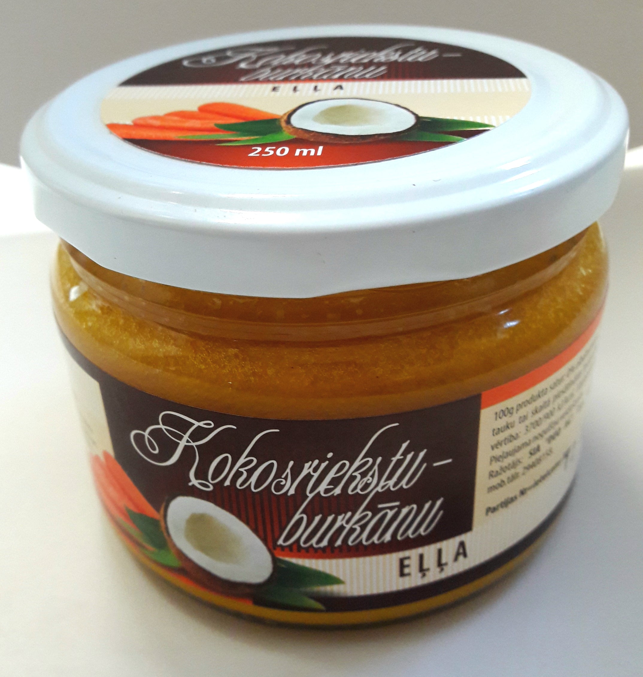 Duo AG kokosriekstu-burkānu eļļa, 250ml