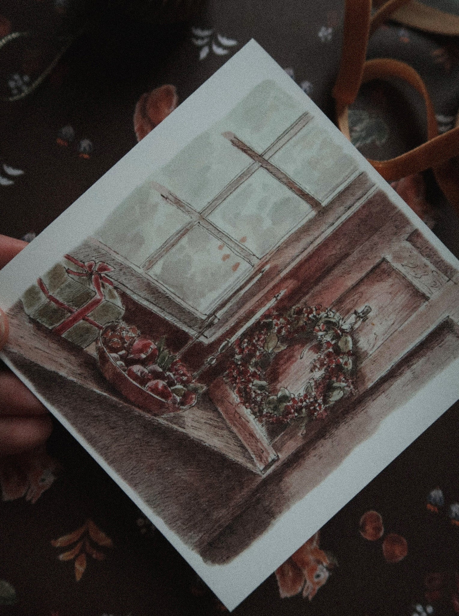 Mydesignpictures Ziemassvētkiem atverama kartīte 13*13 cm Christmas mood