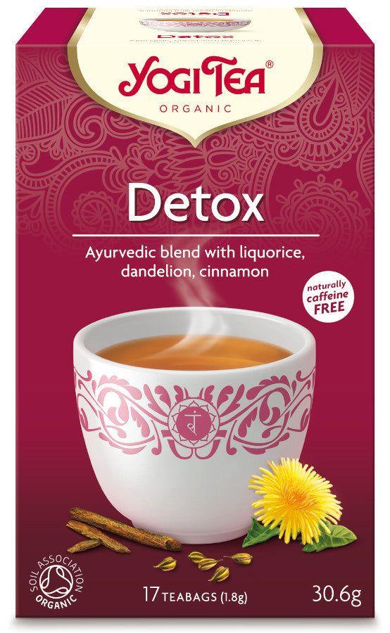 Yogi Tea BIO tēja organisma attīrīšanai "Detox", 17pac./30,6g