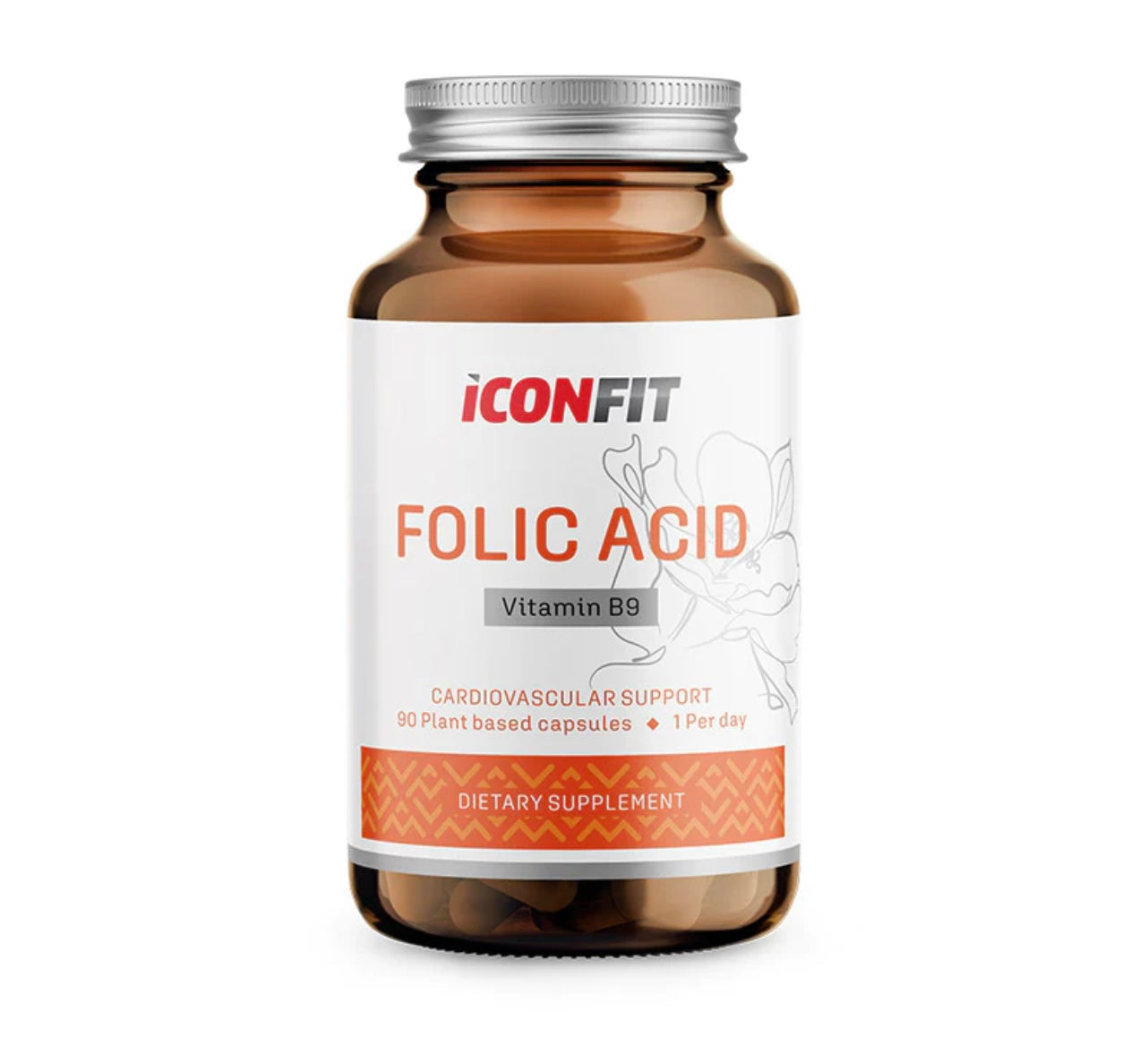 ICONFIT uztura bagātinātājs Folijskābe, 90 kapsulas