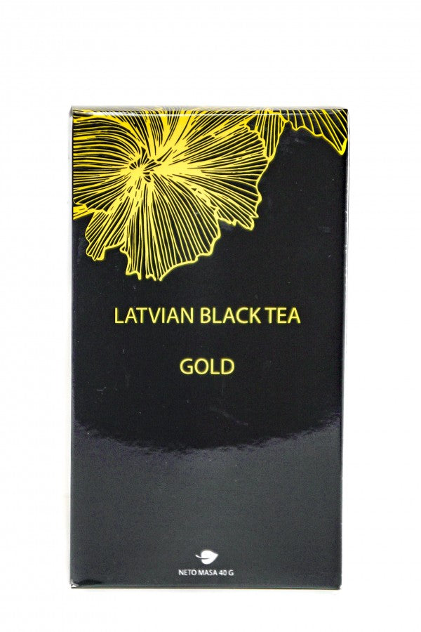 3x9 Zālītes BIO Latvijas melnā tēja (ugunspuķe) Gold, 40g