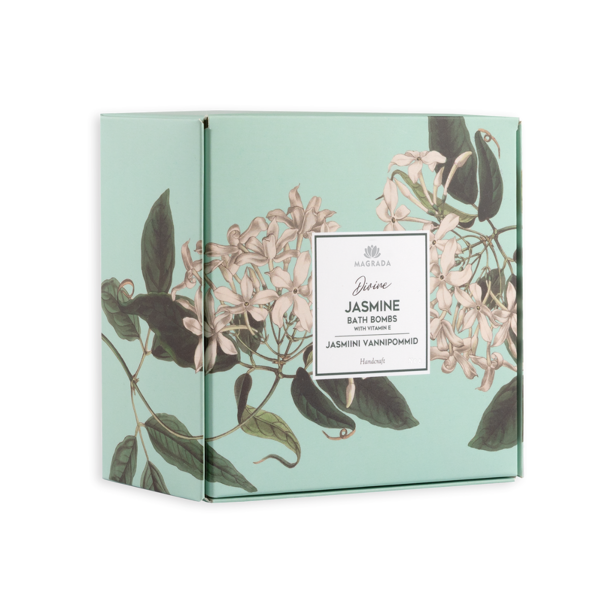 Magrada Divine Jasmine vannas bumbu komplekts ar jasmīna aromātu un E vitamīnu, 4gb.