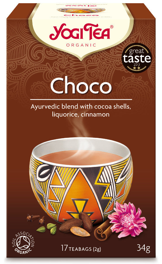 Yogi Tea BIO tēja šokolādes "Choco Chai", 17pac.x 34,4g