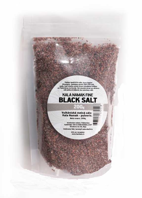 Himalayan Salt Kala Namak melnā sāls, 200g