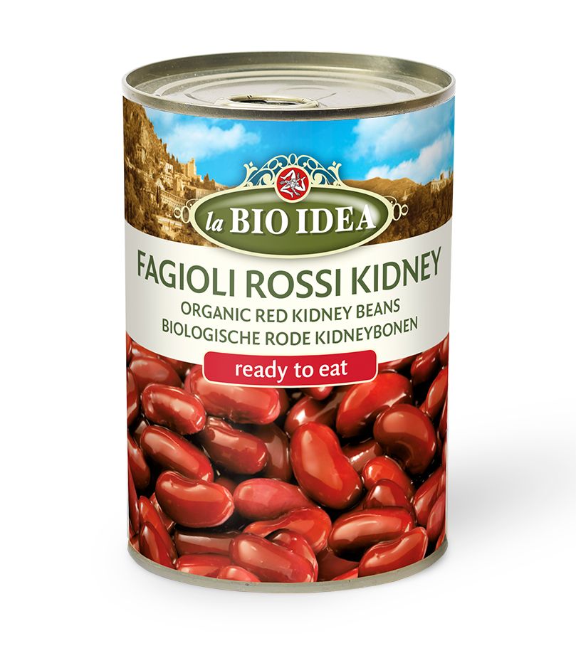 La Bio Idea BIO sarkanās pupiņas, konservētas, 400g