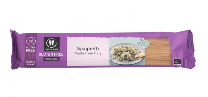 Urtekram Food BIO bezglutēna pilngraudu brūno rīsu pasta / makaroni Spaghetti, 250g