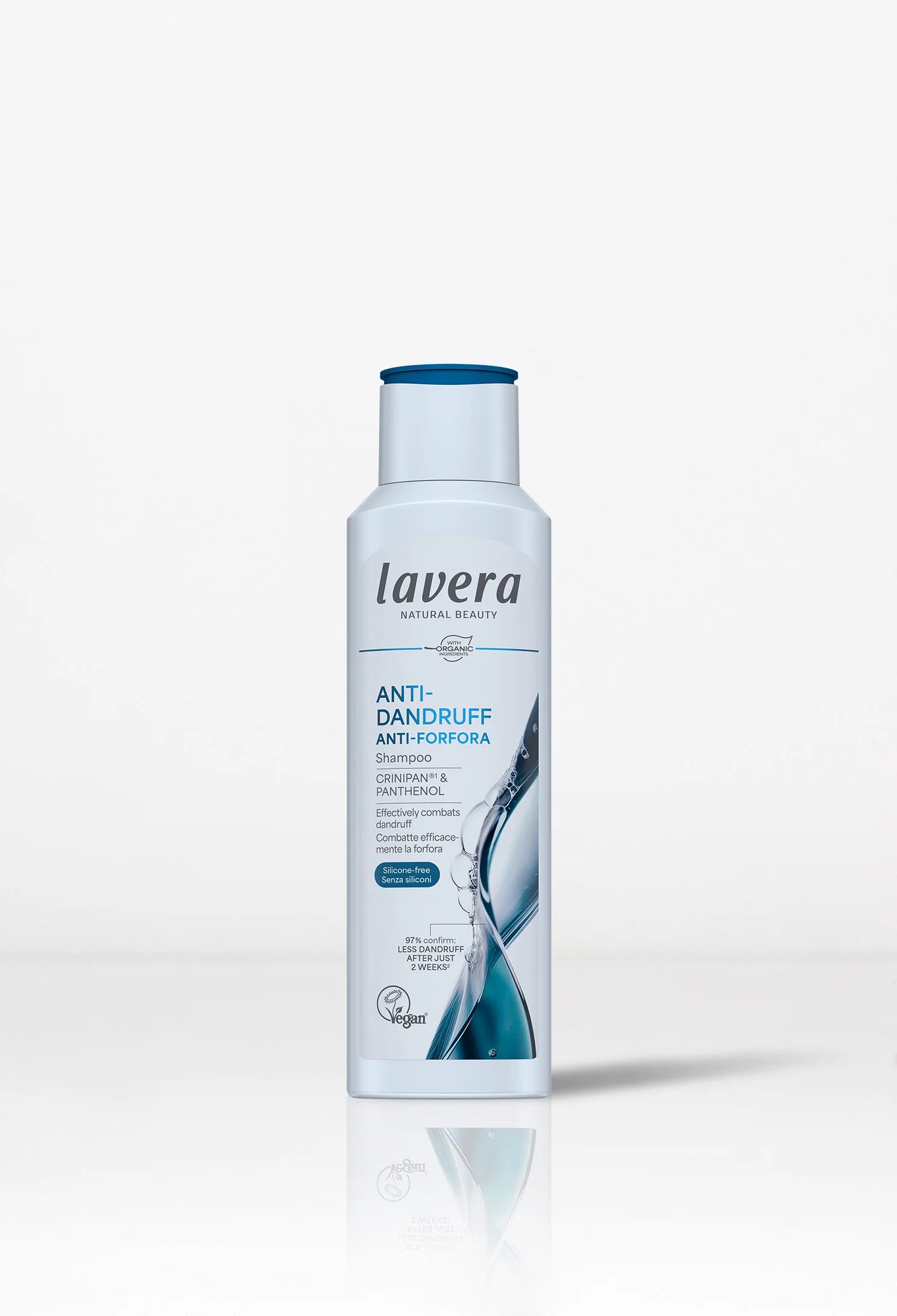 Lavera Anti-Schuppen kopjošs šampūns pret blaugznām ar Crinipan® un pantenolu, 250ml