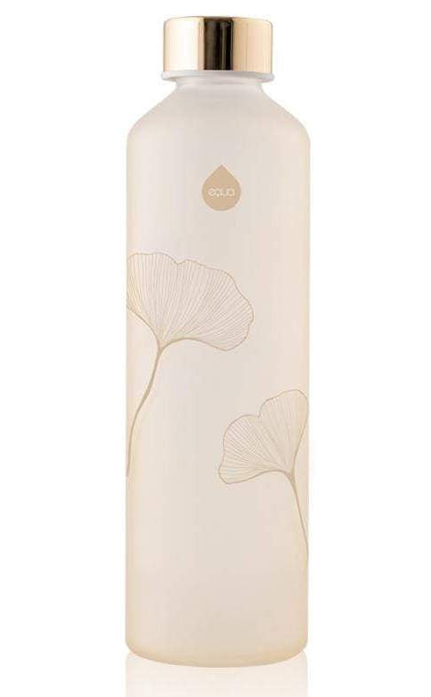 Equa Mismatch stikla ūdens pudele matēta Ginko, 750ml