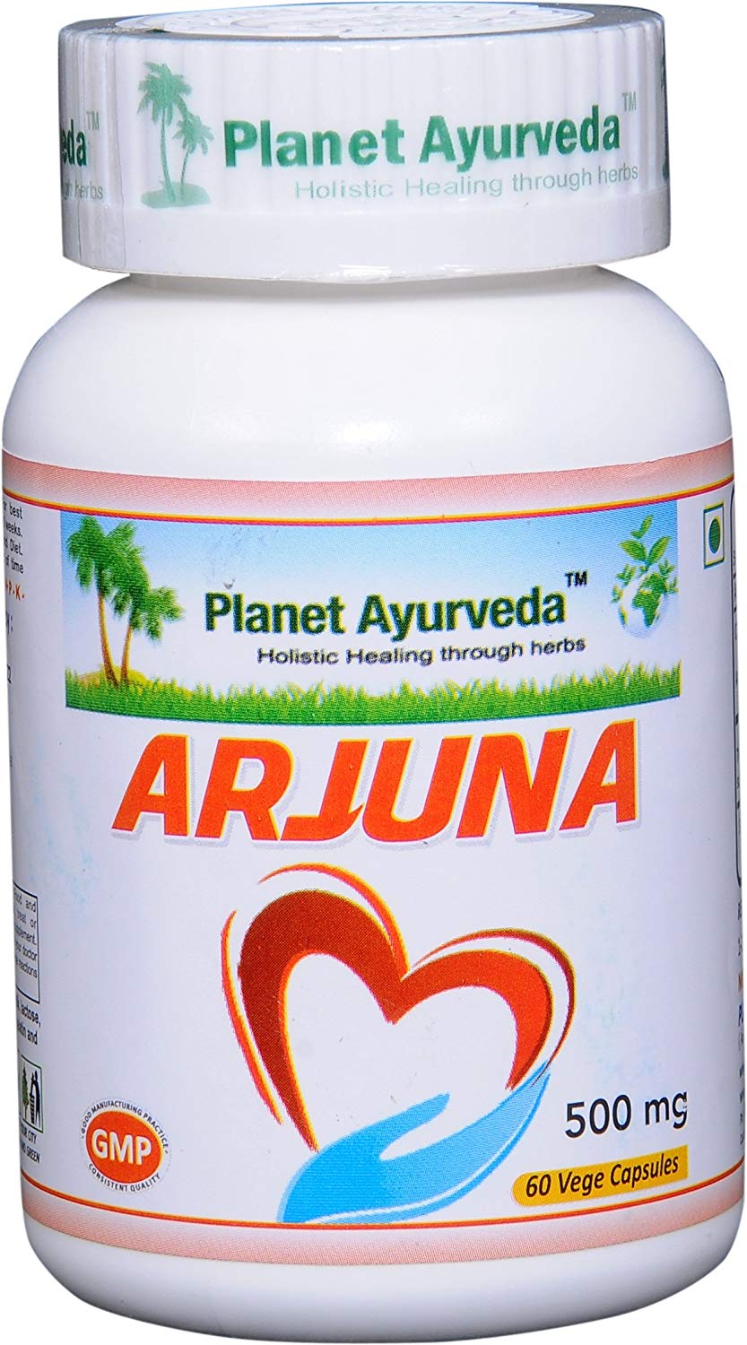Planet Ayurveda uztura bagātinātājs Ardžuna (arjuna), 60kaps.