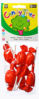 Candy Tree BIO zemeņu ledenes uz kociņa, 7 x 10g