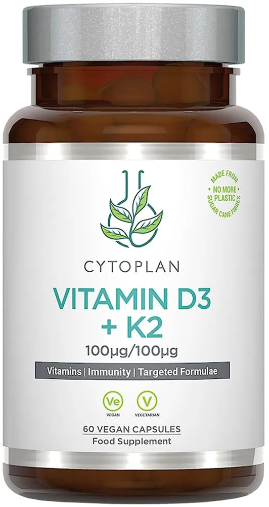 Cytoplan uztura bagātinātājs D3 4000 + K2, 60kaps.