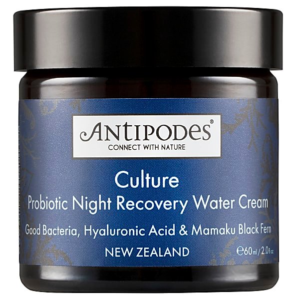 Antipodes Culture atjaunojošs nakts krēms uz ūdens bāzes, ar probiotikām, 60ml