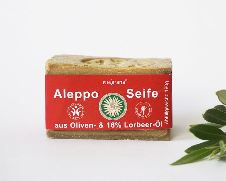 Finigrana autentiskas "Aleppo" ziepes no olīveļļas un 16% lauru eļļas, 180g
