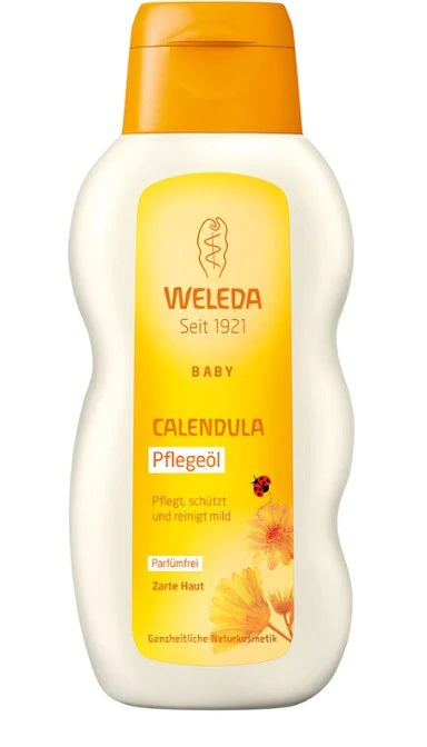 Weleda kliņģerīšu eļļa zīdaiņa ādas kopšanai, 200ml