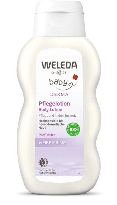 Weleda Baby Derma altejas ķermeņa pieniņš bērniem, 200ml