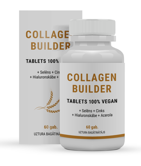 Diet Market uztura bagātinātājs Collagen Builder, 60 tabl.