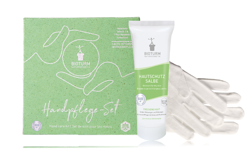 Bioturm roku krēms ar kokvilnas cimdiņiem, 50 ml