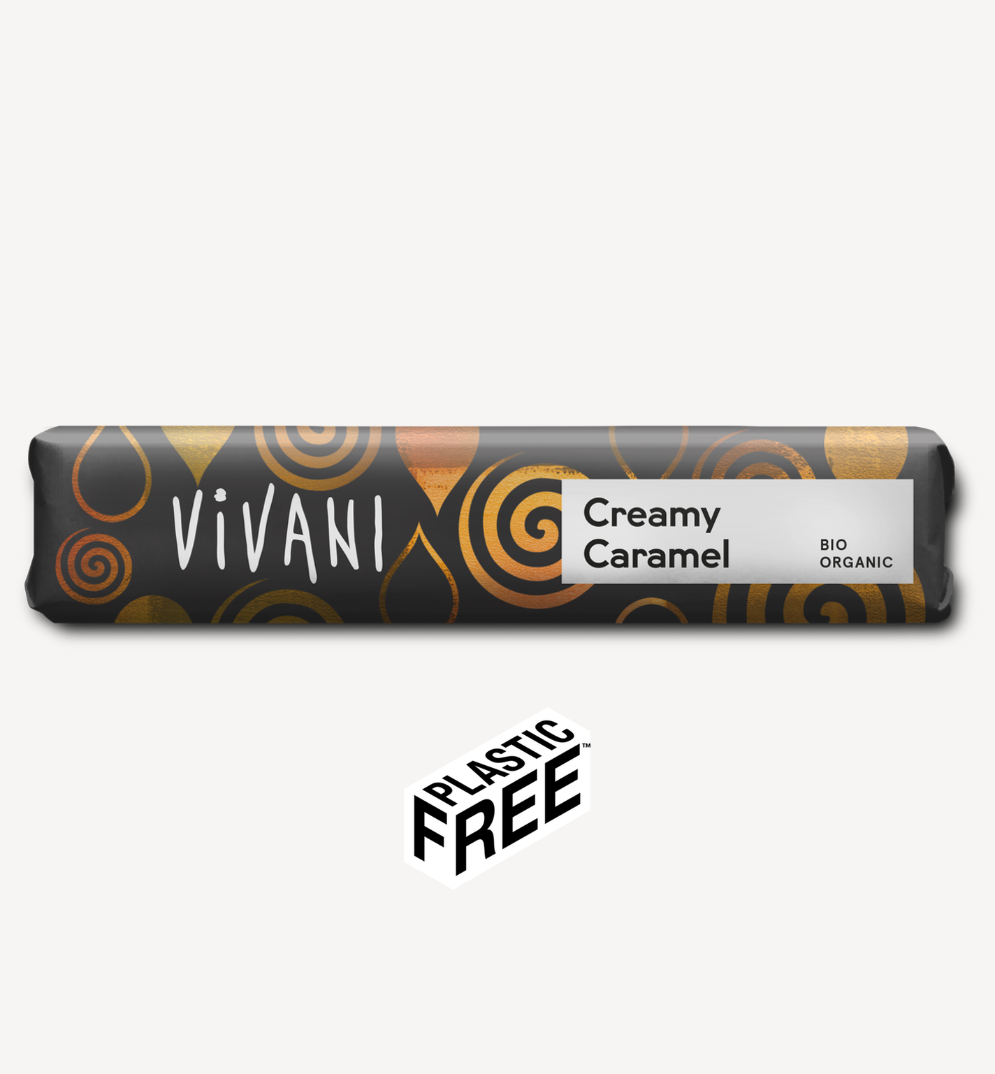 Vivani BIO Creamy Caramel piena šokolādes batoniņš ar karameļa krēma (35%) pildījumu, 40g
