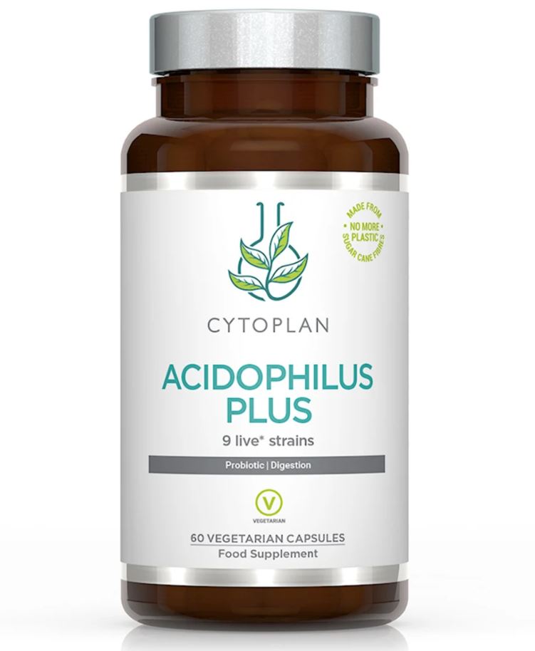 Cytoplan uztura bagātinātājs Acidophylus Plus (pienskābās baktērijas), 30kaps.