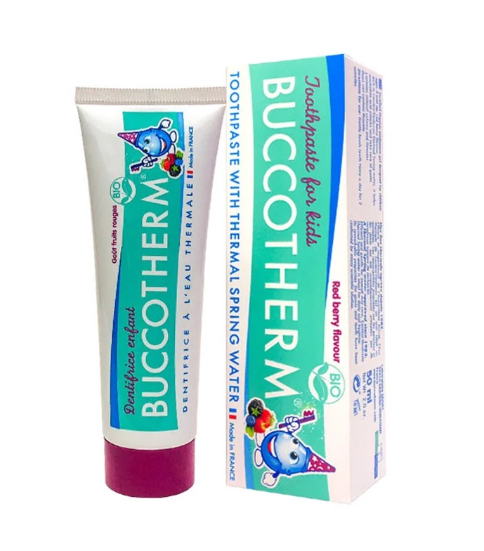 Buccotherm gēlveida zobu pasta bērniem no 3 gadu vecuma ar meža ogu garšu, 50ml