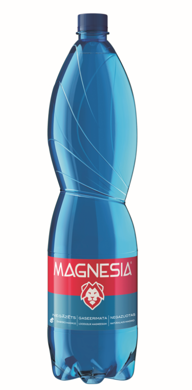 Magnesia dabīgs minerālūdens ar magniju, gāzēts, 1,5l