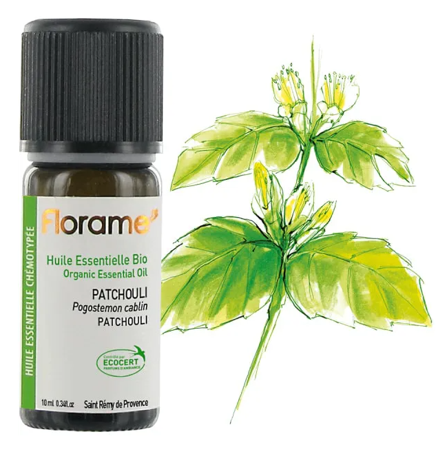 Florame organiska pačūlijas ēteriskā eļļa, 10ml