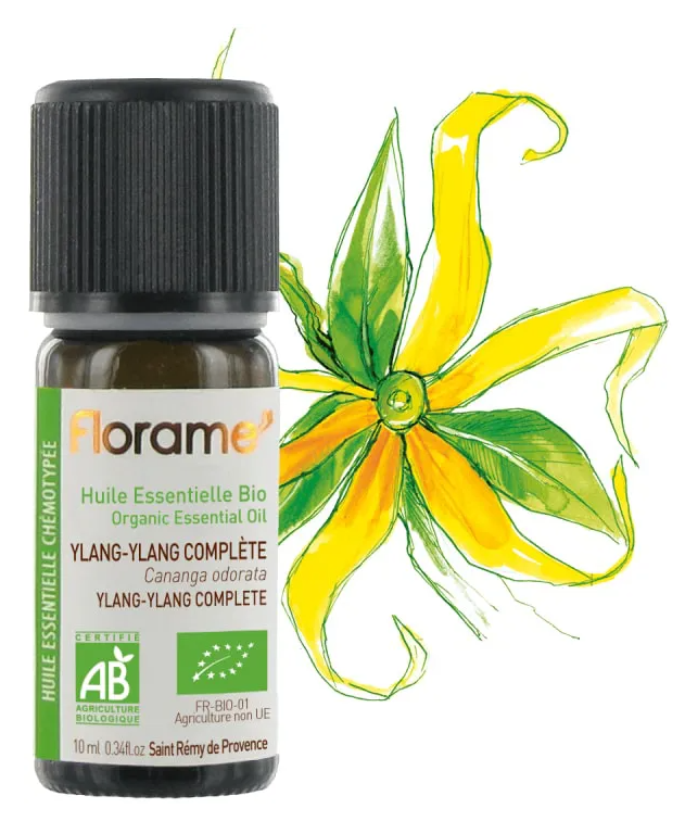 Florame organiska ilang-ilang ēteriskā eļļa, 10ml