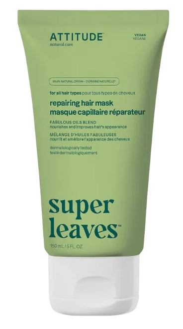 Attitude Super Leaves atjaunojoša matu maska, 150ml
