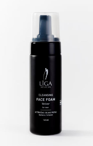 Līga Nature SPA attīrošās sejas putas vīriešiem Vetīvers, 160ml