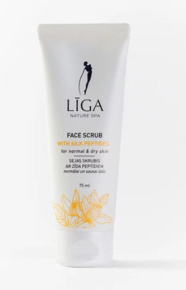 Līga Nature SPA sejas skrubis ar zīda peptīdiem, 75ml