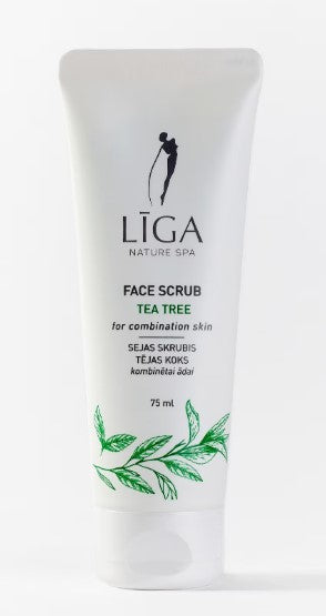 Līga Nature SPA sejas skrubis putojošs ar krūzmētru un tējas koku, 75ml