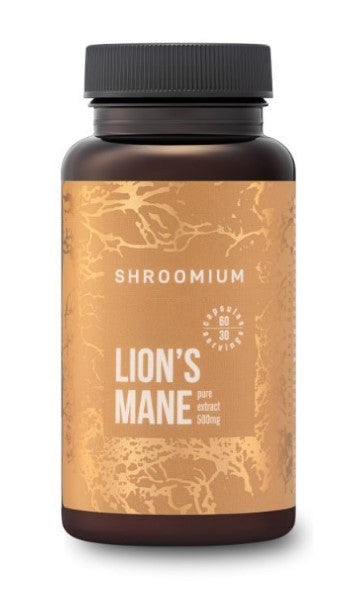 Shroomium uztura bagātinātājs Lion`s Mane sēnes ekstrakts (Ežu dižadatene), 60kaps.