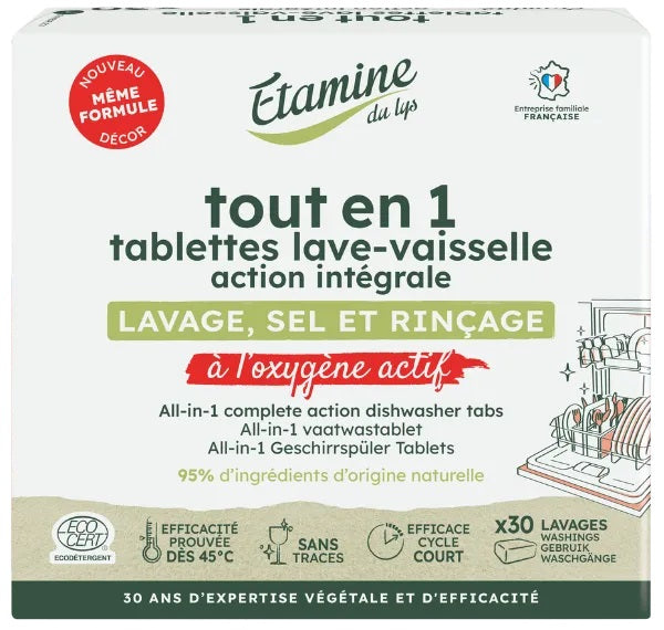 Etamine du Lys tabletes trauku mazgājamai mašīnai "Viss vienā", 30gb