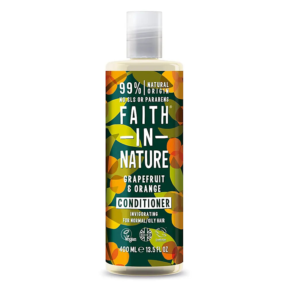 Faith in Nature greipfrūtu un apelsīnu kondicionieris, 400ml