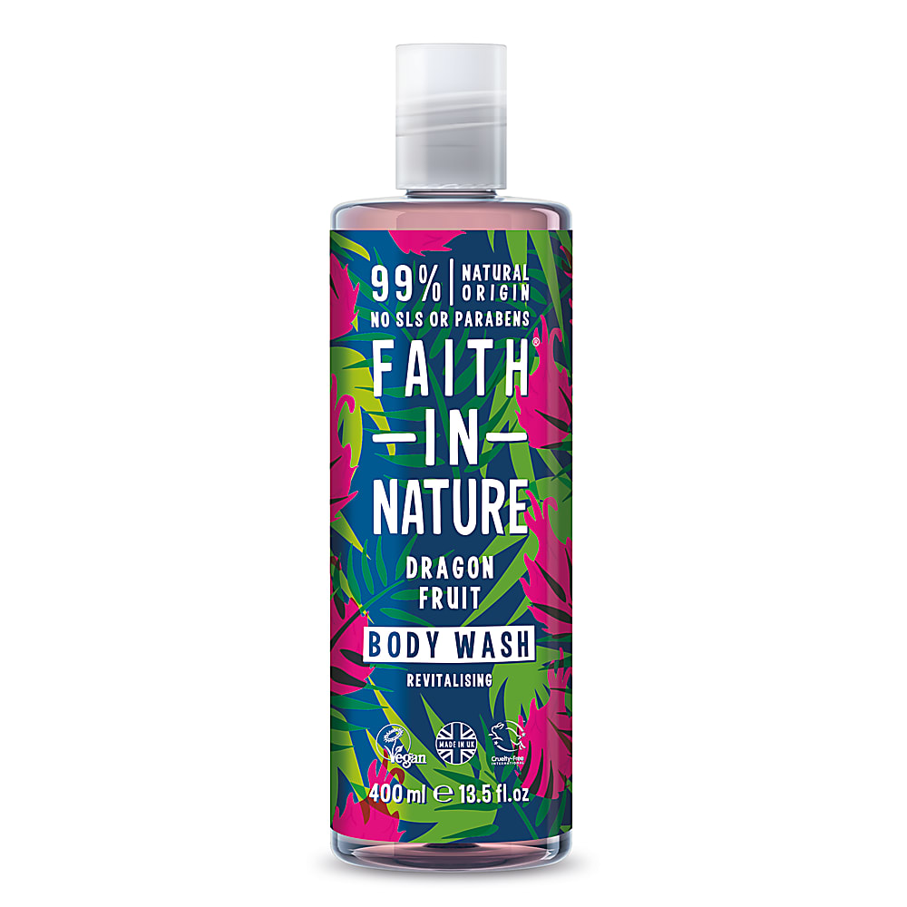 Faith in Nature pitaijas augļu dušas želeja / vannas putas, 400ml