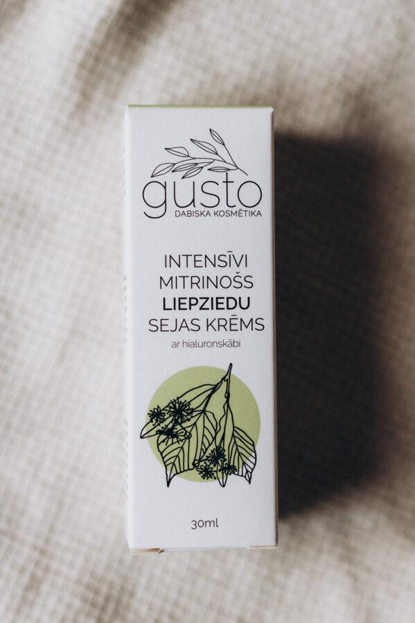 Gusto liepziedu sejas krēms ar hialuronskābi, 30ml