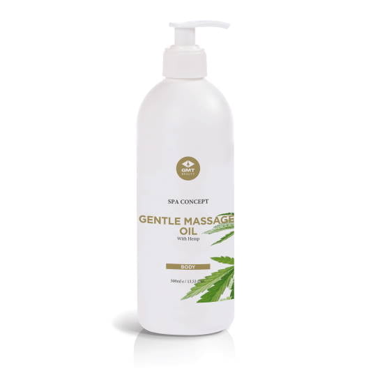 GMT Beauty SPA Concept maiga masāžas eļļa ar kaņepju eļļu, 500ml