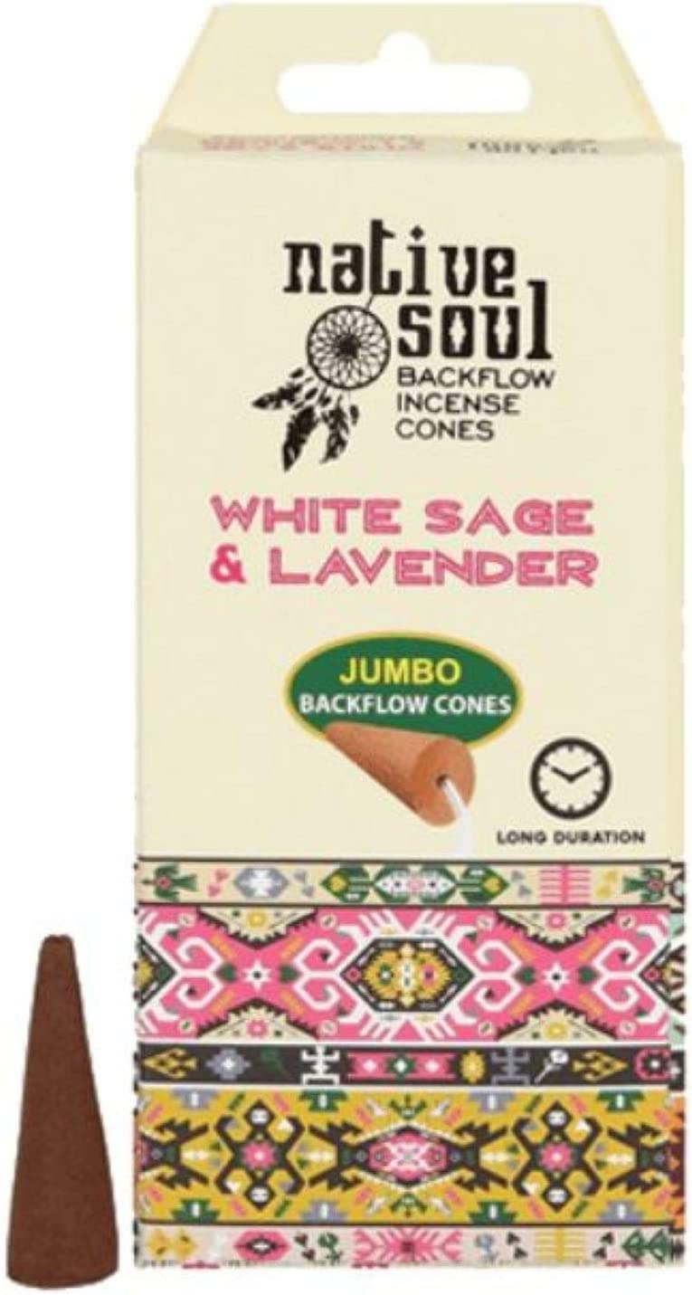 Green Tree Native Soul konusi ar krītošo dūmu efektu "White Sage & Lavender", 8gab