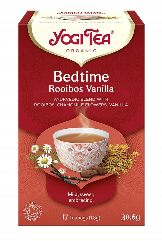 Yogi Tea BIO tēja nakts mieram ar roibušu un vaniļu, 17pac./30,6g