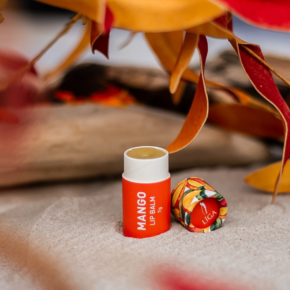 Līga Nature SPA lūpu balzams ar Mango kartona iepakojumā, 7g