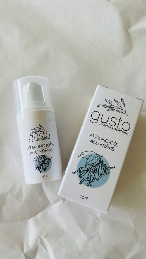 Gusto atjaunojošs acu krēms ar hialuronskābi, 15ml
