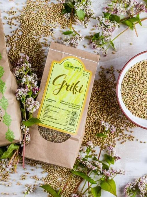 Kaņepītes BIO zaļie griķi, 400g