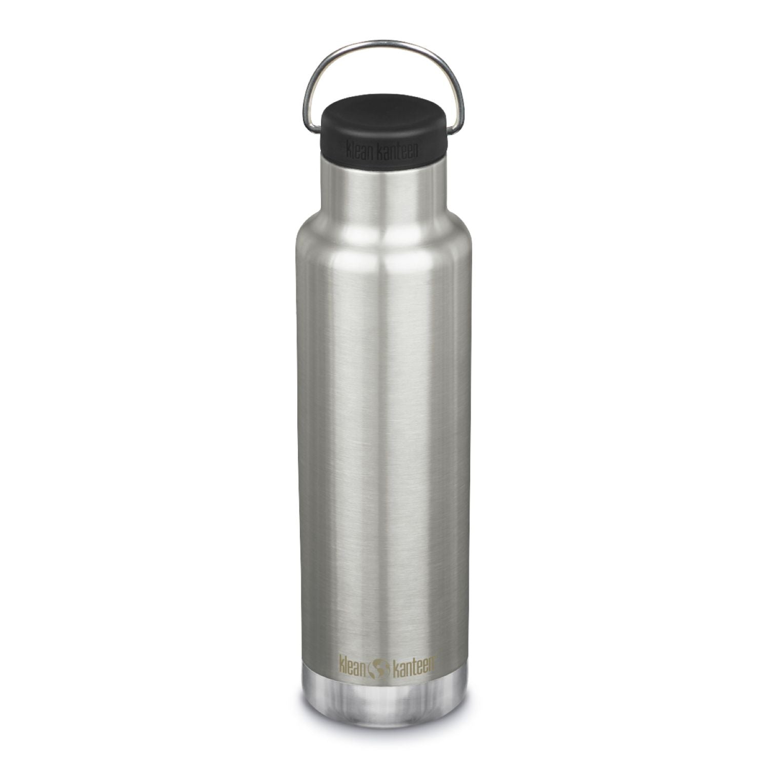 Klean Kanteen Classic Loop Cap termopudele sudraba (Brushed Stainless), 592ml