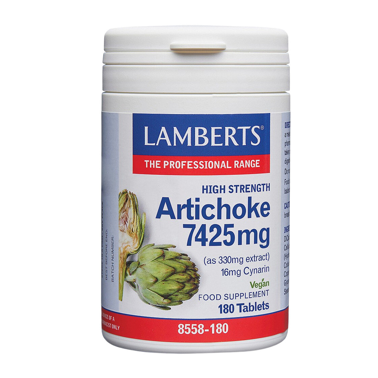 Lamberts uztura bagātinātājs Artišoku ekstrakts 7425 mg, 180 tabl.